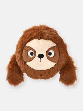 Balle en peluche pour chien - paresseux - Design Paresseux, Zoo Ball Sloth, Squeaker intégré pour stimuler le jeu, Occupe l'attention mentale du chien
