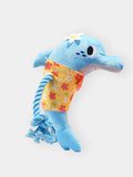 Peluche pour chien avec corde