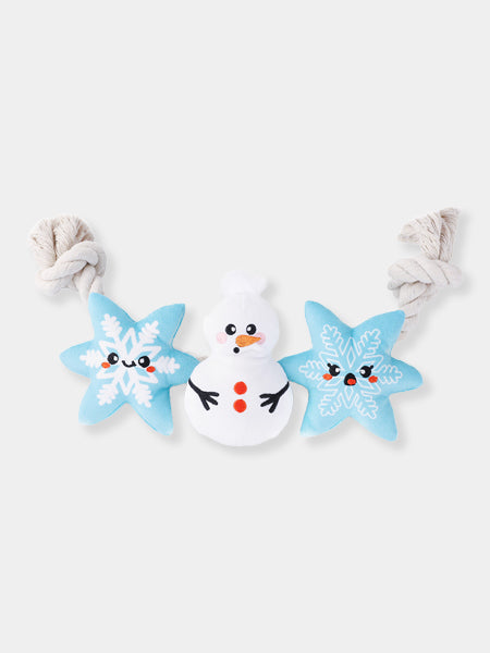 Jouet en peluche et corde