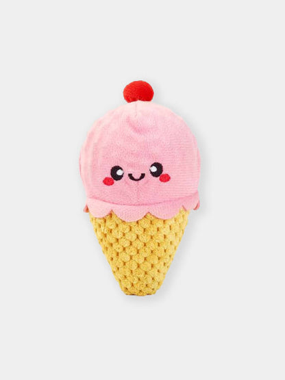 Balle en peluche pour chien - Glace en cône 🍧 - HugSmart