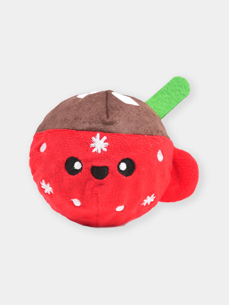Balle en peluche pour chien - Chocolat chaud ☕ - HugSmart