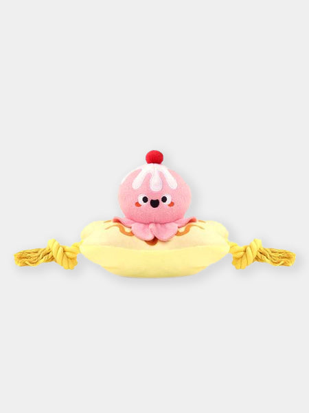 Jouet en peluche pour chien avec corde - Banana split 🍌🍨 - HugSmart