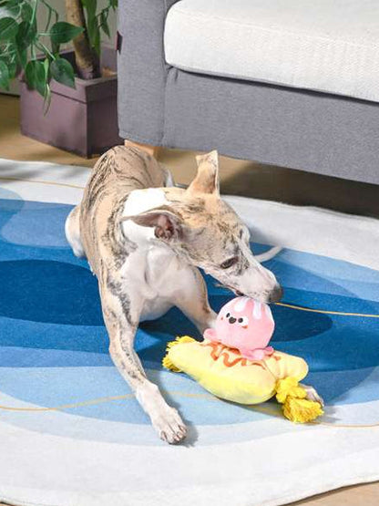 Jouet en peluche pour chien avec corde - Banana split 🍌🍨 - HugSmart
