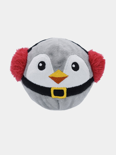 Balle en peluche pour chien - Pingouin de Noël 🐧 - HugSmart