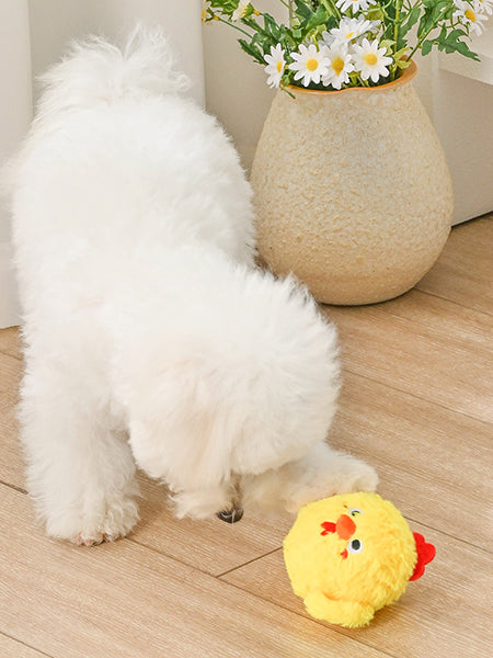 Balle en peluche pour chien - Farmz Friends Poussin 🐤 - HugSmart