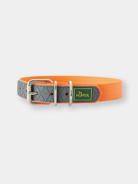 Collier imperméable et résistant pour chien - Orange néon - Hunter