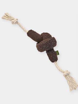 Jouet pour chien avec corde et sans couineur