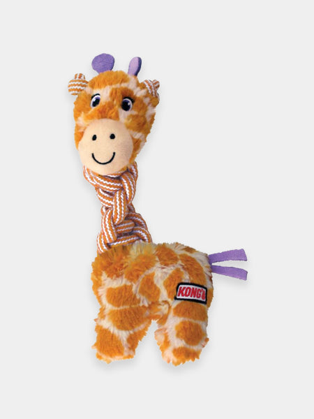Peluche KONG Knots pour chien S/M - Girafe