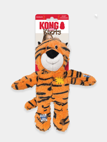 Peluche KONG Tigre pour chien - Wild Knots Tiger 🐯 M/L