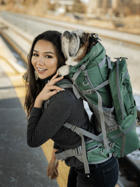 Sac de transport pour grand chien - Kolossus vert - K9 Sport Sack