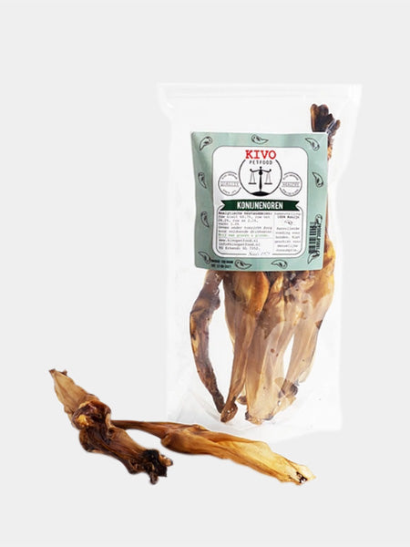 Friandises pour chien - Oreilles de lapin à mâcher