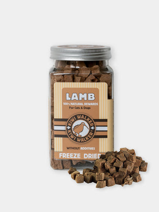 Friandises naturelles pour chien et chat - agneau - 100 % agneau, une seule protéine, Convient aux chiens et aux chats