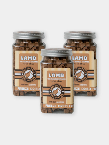 Friandises naturelles pour chien et chat - Agneau - Kiwi Walker