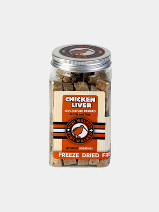 Friandises naturelles pour chien et chat - foie de poulet - 100 % foie de poulet, sans autre ingrédient, Boîte de 115 g