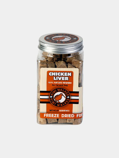 Friandises naturelles pour chien et chat - Foie de poulet - Kiwi Walker