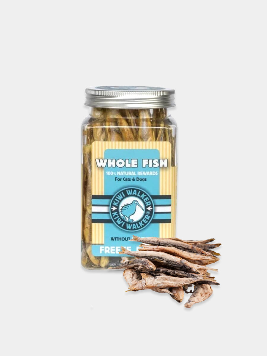 Friandises naturelles pour chien et chat - Poisson entier - Kiwi Walker