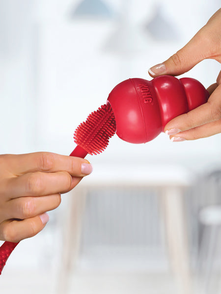 Kong Brush – Brosse de nettoyage pour jouets et tapis de léchage pour chien