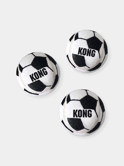 Balles de tennis Kong pour chien sans couineur - Edition supporter⚽