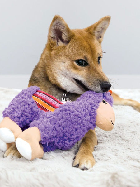 Peluche Llama pour chien - KONG Sherps Llama