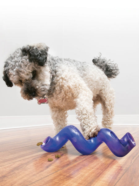 Jouet distributeur de friandises pour chien KONG Treat Spiral Stick