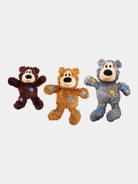 Peluche KONG pour chien - Wild Knots Bear (S ou M) - Couleur aléatoire