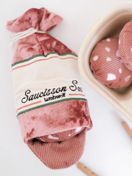 Jeu d'occupation pour chien - Saucisson - Lambwolf Collective