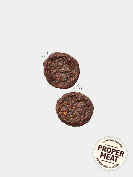Friandises sans céréales pour chien - Mini burgers au bœuf