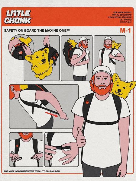 Little Chonk - Sac de transport pour chien - Maxine One