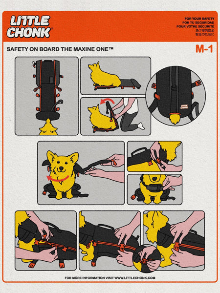 Little Chonk - Sac de transport pour chien - Maxine One