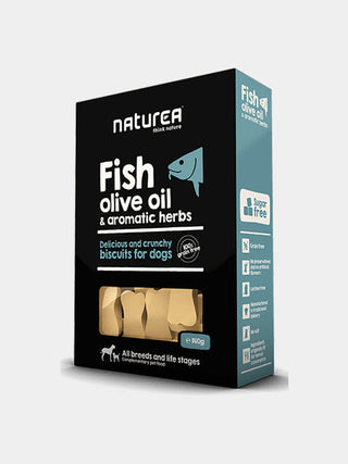Biscuits naturels pour chien - poisson et herbes aromatiques