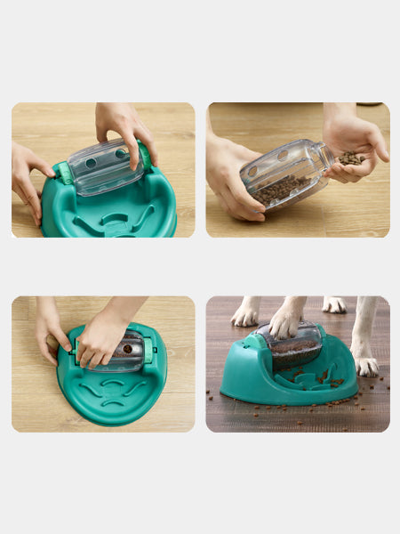 Jouet interactif distributeur de friandises pour chien