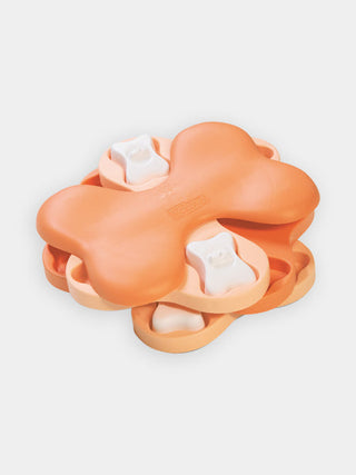 Puzzle pour chiot - puppy tornado - 2 en 1 : fouille et distributeur, Fait durer le repas ou le jeu, Répond au besoin naturel de fouille