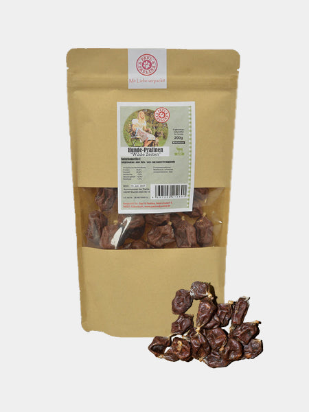 Saucisses de Cerf et Cassis pour Chien - Boost énergétique