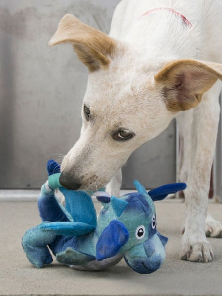 Peluche dragon pour chien