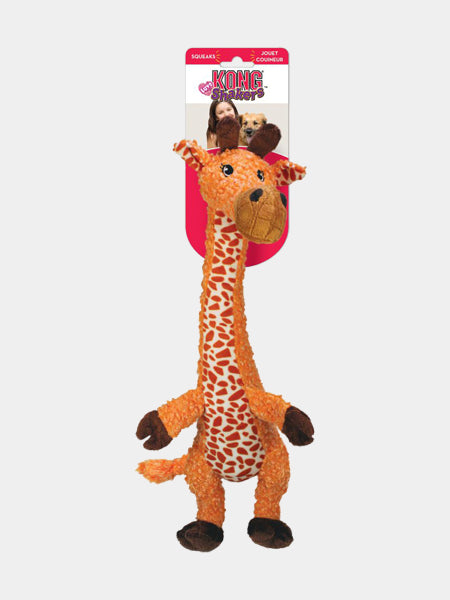 Peluche girafe pour chien