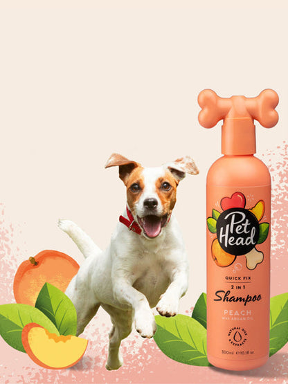 Shampoing pour chien 2 en 1 - Pêche 🍑