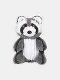 Peluche pour chien - raton laveur - Squeaker presque silencieux dans la queue, Papier froissé intégré, Garnissage PlanetFill 100 % recyclé