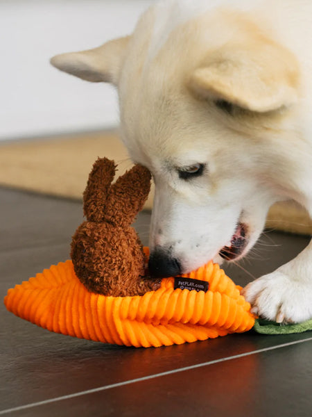 Peluche pour chien - Hippity Hoppity - Funny Bunnies 🥕