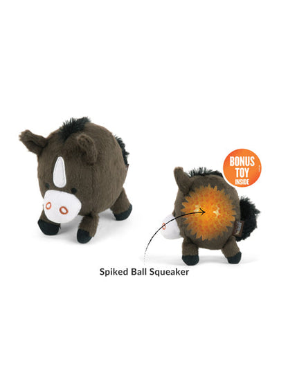 Jouet en peluche pour chien - Barnyard Buddies Cheval 🐴 - Pet PLAY