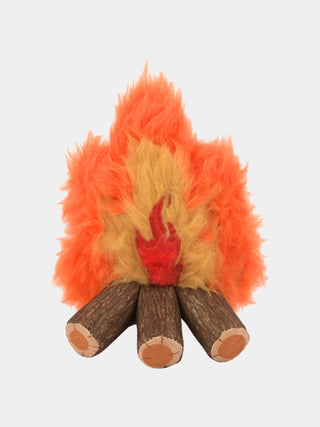 Jouet en peluche pour chien - feu de camp
