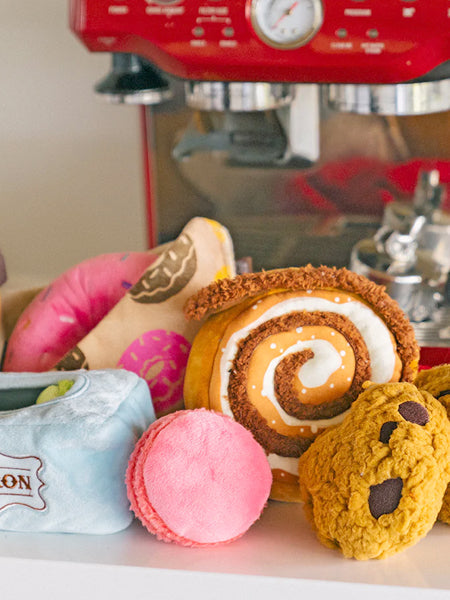 Peluche pour chien - Pup Cup Café - Brioche cannelle 🍞 - Pet PLAY