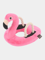 Jouet en peluche pour chien - bouée flamant rose
