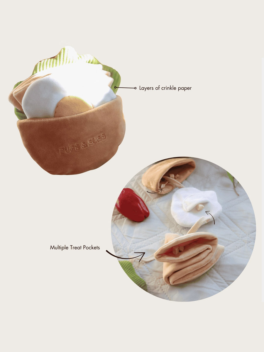 Jouet d'occupation pour chien - Pita 🥙 - Pups & Bubs