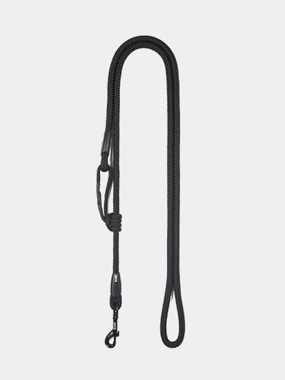 Laisse pour chien extensible en corde - Noir - Ringhio