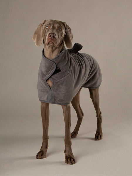 Peignoir pour chien - Expedition Dog Drying Coat Gris - Scruffs