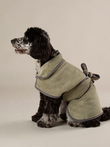 Peignoir pour chien - Expedition Dog Drying Coat Sauge - Scruffs