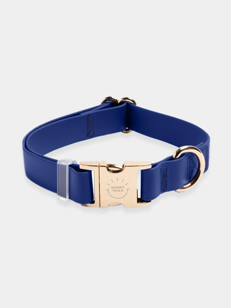 Collier waterproof Cloud pour chien - Bleu nuit - Shop Sunny Tails