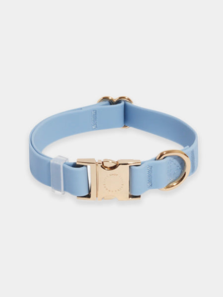 Collier waterproof Cloud pour chien - Bleu Pastel - Shop Sunny Tails