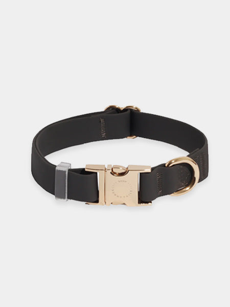 Collier waterproof Cloud pour chien - Noir - Shop Sunny Tails