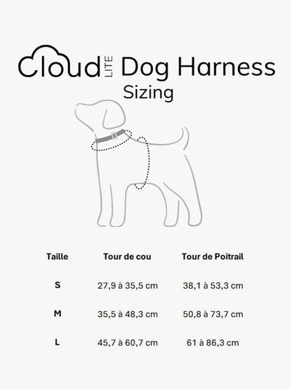 Harnais pour chien Cloud Lite - Espresso - Shop Sunny Tails